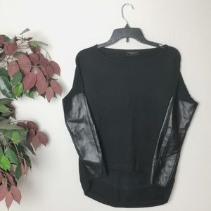 Akira Black Long Sleeve Top
